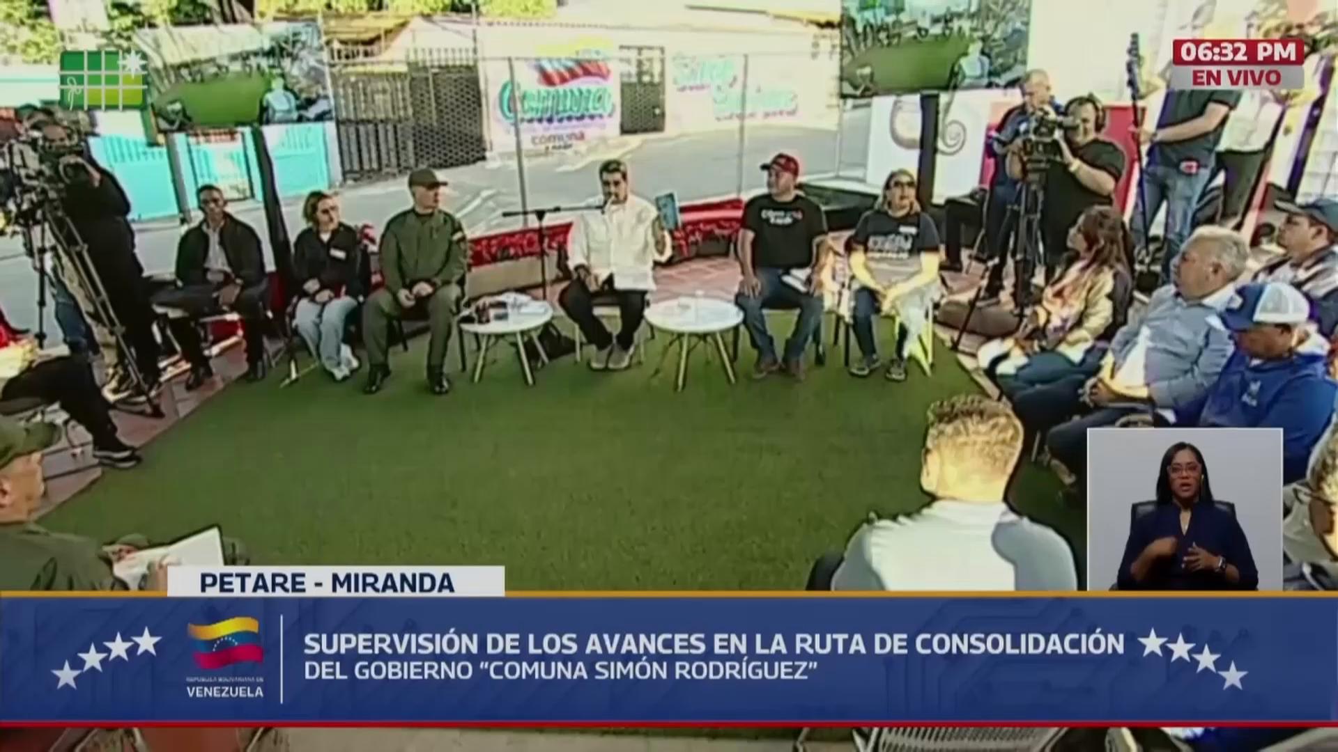 Venezuela's President Maduro talks of phone call with Donald Trump