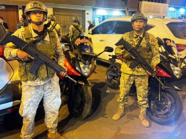 Realizan operativos policiales en puntos críticos de Lima Sur durante estado de emergencia