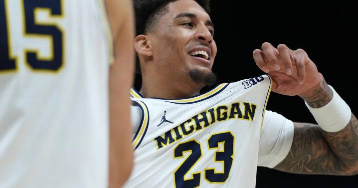 Michigan's Yaxel Lendeborg is the AP men's college basketball player of the week