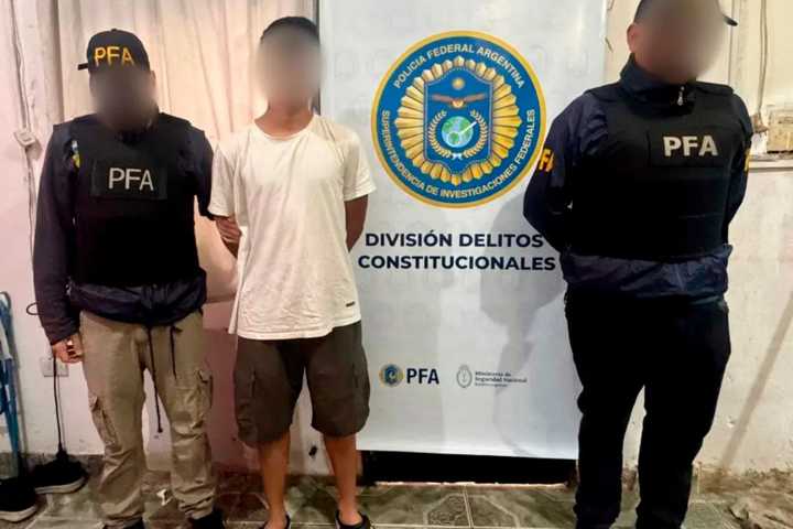 Detuvieron a un joven acusado de amenazar de muerte a Javier Milei