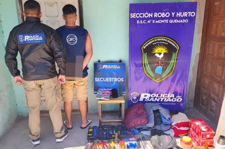 Operativo en Monte Quemado culminó con el secuestro de objetos