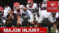 INJURY NEWS: Georgia has ONE MASSIVE injury and gets TWO STARS back!! Alabama is very beat up also