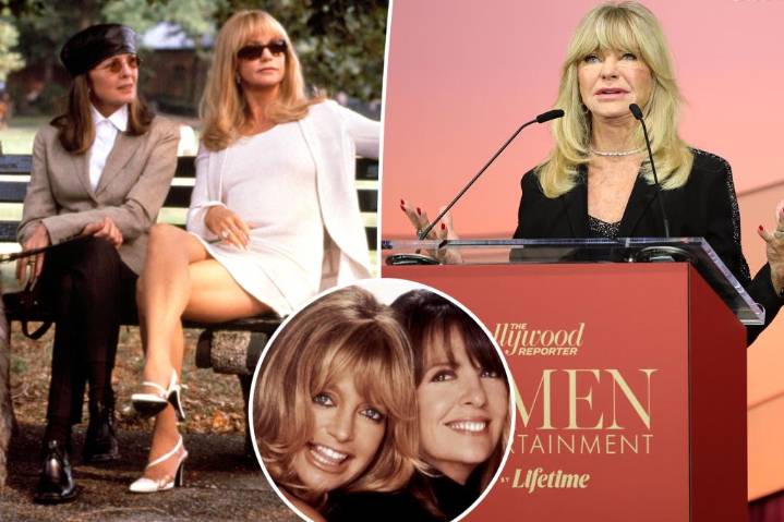 Goldie Hawn breaks down in tears honoring 'extraordinary' Diane Keaton
