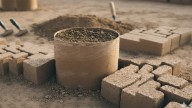 Adiós al cemento de toda la vida: investigadores crean un material constructivo más barato a base de tierra y cartón