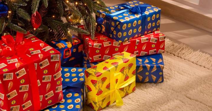 Lidl launches first-ever 'Lidl Wrapped' with festive wrapping paper 