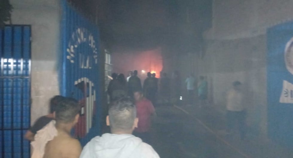 Chincha: alarma por incendio cerca de mercadillo de San Isidro genera pánico