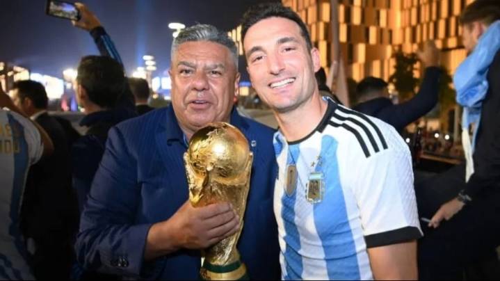 Chiqui Tapia confirmó que buscan renovar a Scaloni y todo el cuerpo técnico