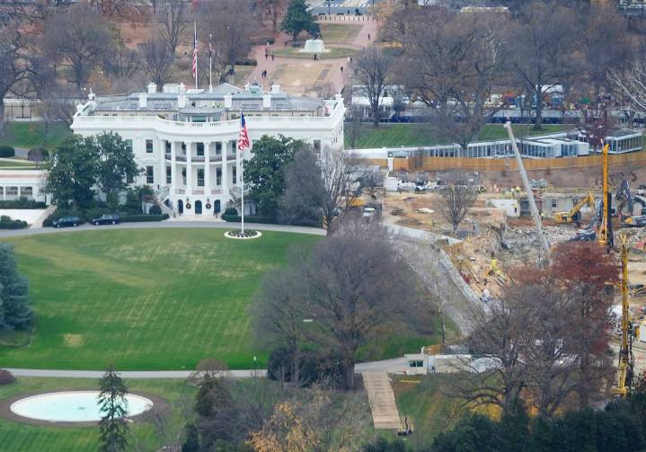 President Trump sued by preservationists seeking reviews and congressional approval for ballroom project