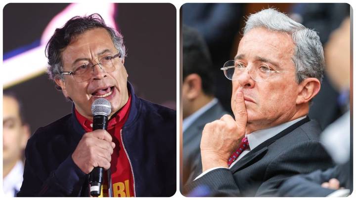 Petro, en trino de medianoche, le responde a Uribe: “Usted, Álvaro, brinda aguardiente y la gastritis no me deja tomar”
