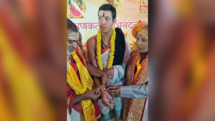 Sringeri-blessed Devavrat Rekhe felicitated, historic Vedic feat in 200 years