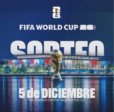 Este viernes 5 de diciembre se llevará a cabo el sorteo del Mundial 2026