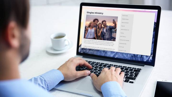 Church Singles Group Not As Attractive As Website Suggests