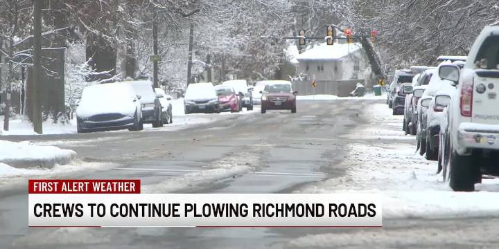 Crews to continue plowing Richmond roads