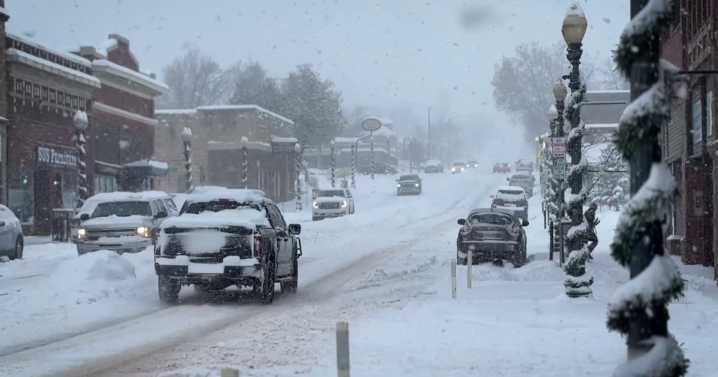 Fergus County hit with heavy snow