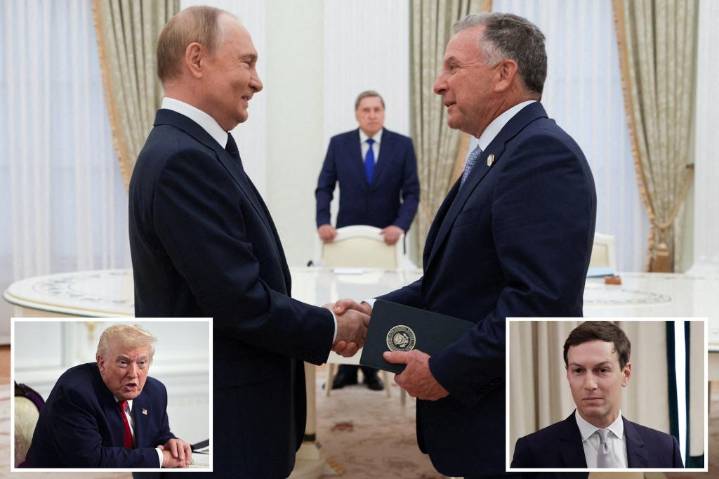 Steve Witkoff greets Putin in Moscow for Russia