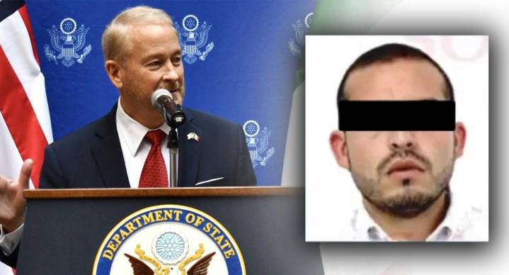 Embajador de EEUU celebra abatimiento de El Pichón y cooperación México