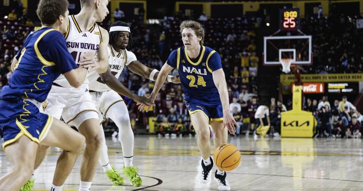 NAU men’s basketball drops 3rd straight in loss at Arizona State