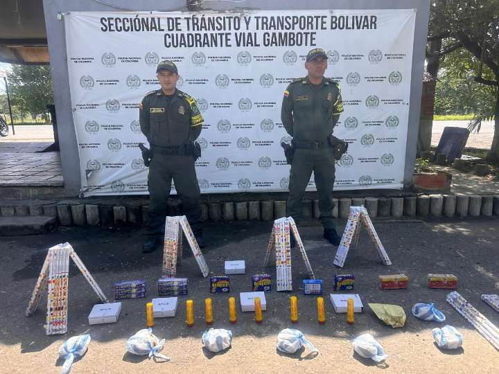 Operativo en Gambote evita que pólvora ilegal llegue a menores en Bolívar