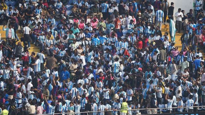 VIDEO: 'Messi, Messi' Chants In Sell Out Salt Lake Stadium As Fans Await Argentina Legend's Arrival