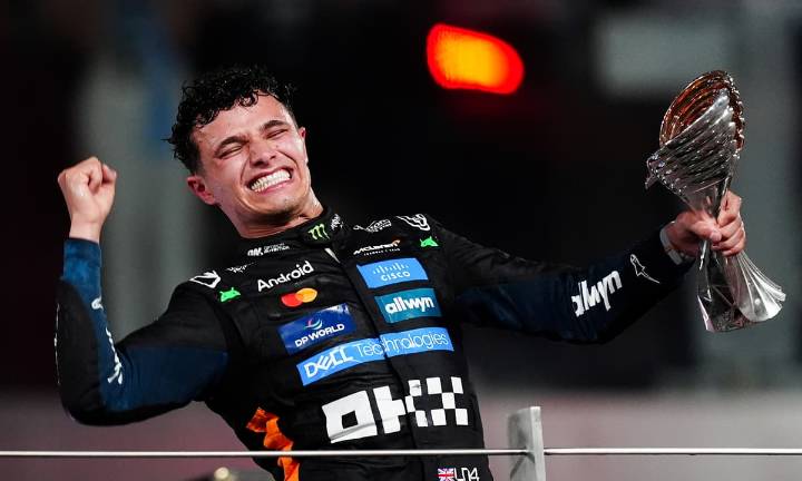 Lando Norris reacts to winning F1 world title: 'I didn't think I would cry, but I did'