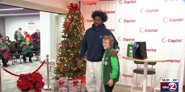 Special meet and greet community toy drive with Packers’ Romeo Doubs