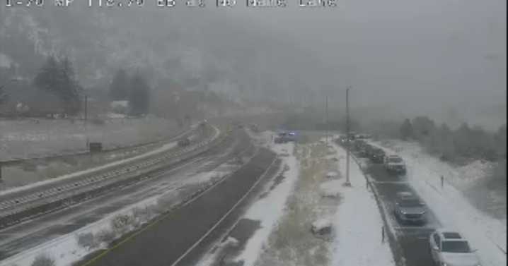 50 cars were involved in a pair of pileups on snowy I-70, but no one was hurt: CSP