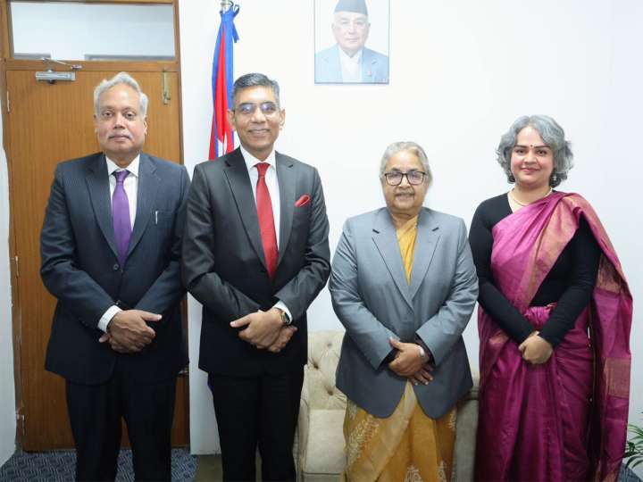 Munu Mahawar makes courtesy call on Interim Nepal PM, affirm Indi