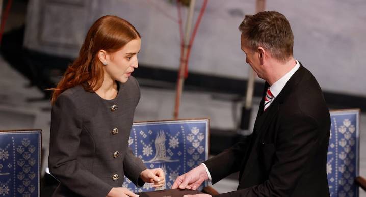 Hija de María Corina Machado recibirá el Nobel de la Paz en Oslo ante ausencia de la opositora