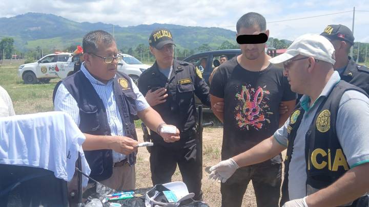 Camioneta robada en Jaén es hallada en Tocache; dos sujetos fueron capturados