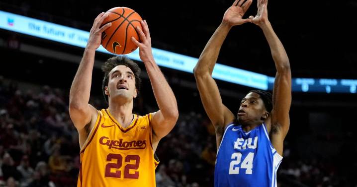 Milan Momcilovic scores 18 points to help lift No. 4 Iowa State over Eastern Illinois 78