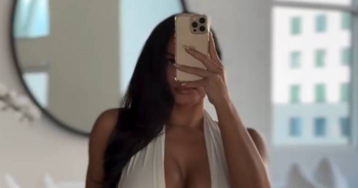 50 Cent's Ex Wearing Cut-Out Dress Will Make You Look Twice