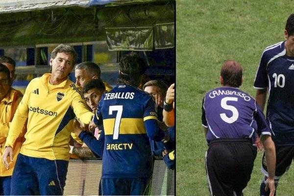 Los memes de Úbeda por el insólito cambio de Zeballos y la eliminación de Boca ante Racing