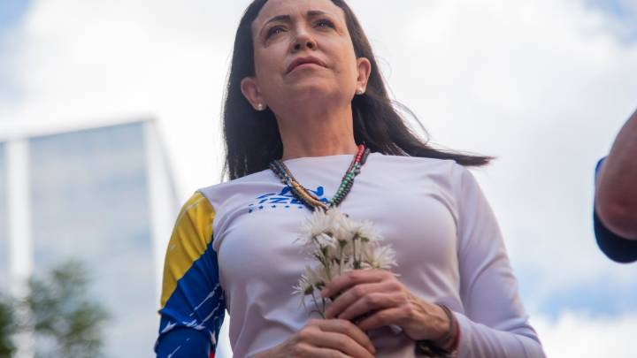 María Corina Machado llega a Oslo tras ser galardonada con el Premio Nobel de la Paz