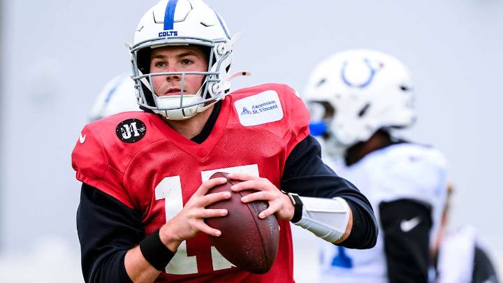 Riley Leonard a full participant in Wednesday's practice as he continues preparing to play on Sunday