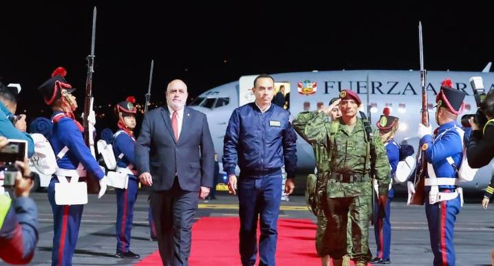 Presidente Jerí llega a Quito para el XVI Gabinete Binacional Perú–Ecuador y reunión con Daniel Noboa