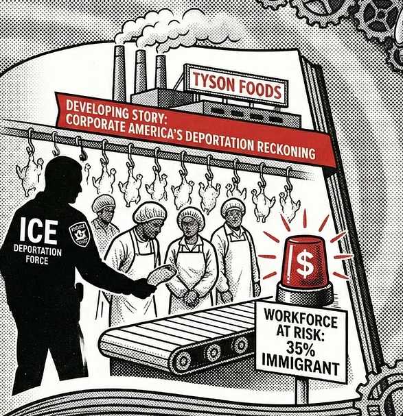 Las deportaciones preocupan a los accionistas de Tyson Foods