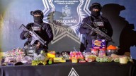 Tras explosión, policías decomisan 19 kilos de pirotecnia en Pesquería