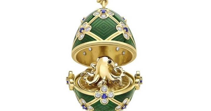 Thief swallows James Bond inspired Faberge egg as cops wait for him to poop it out
