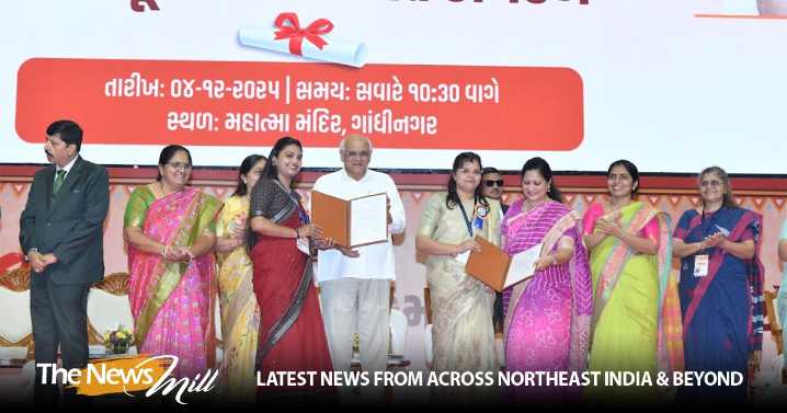 Gujarat CM Patel presents appointment letters to more than 9,000 Anganwadi workers, helpers