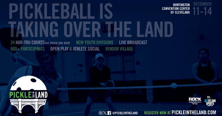 Pickle in the Land to bring 700+ players from 16 states to Cleveland for Midwest's largest tournament