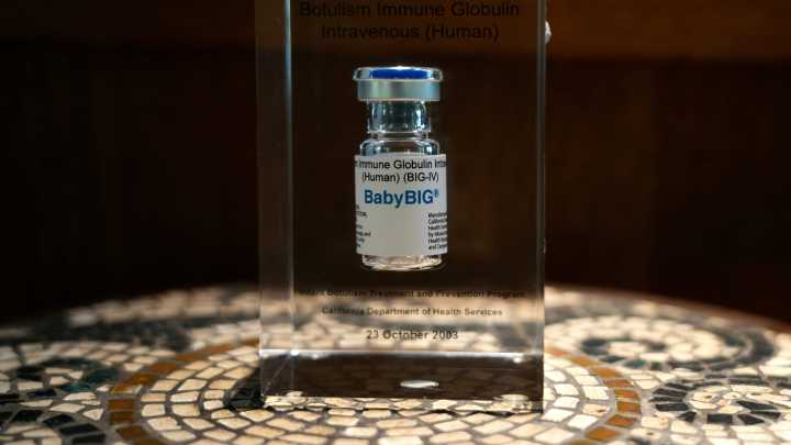 How a rare drug made from scientists' blood saves babies from botulism