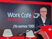 Santander inaugura el Work Café número 100 en España