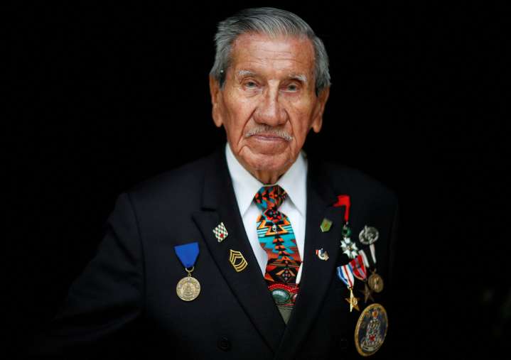 Last Native American WWII D-Day vet Charles Shay dies at 101