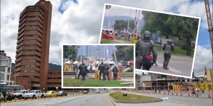 Enfrentamiento entre estudiantes y autoridades genera bloqueos y cierres en la avenida El Dorado: TransMilenio modificó operación
