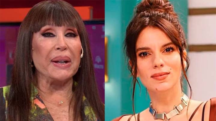 La reacción de Moria Casán al ver a Gime Accardi con su mismo vestido: “Atrevida...”
