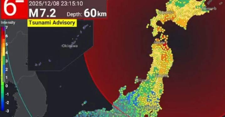 Japón emite una alerta por un posible futuro terremoto de gran magnitud tras sismo de 7,5