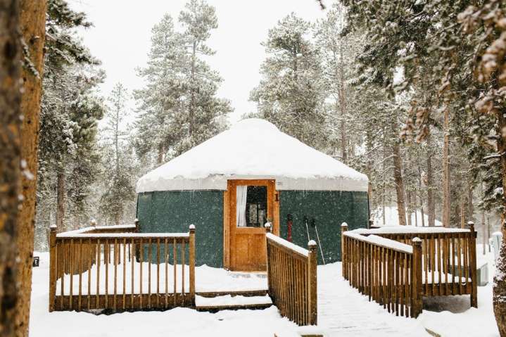 Colorado winter cabins and yurts you can ski (or sometimes drive) to