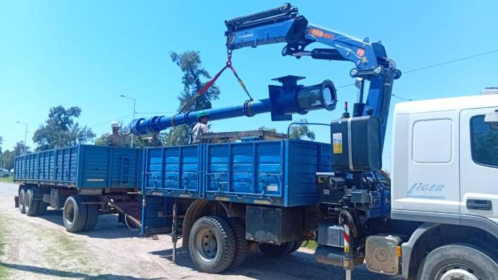 Sameep instaló nueva bomba para fortalecer el abastecimiento hacia el interior provincial