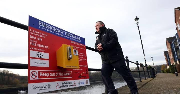 Life-saving throwlines in Newcastle could help prevent drowning this Christmas