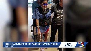 Triathlete recovering after Clermont hit